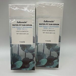 Centella Lakerain Water-Fit Sun Serum 2 pack SPF 50 Light Smooth